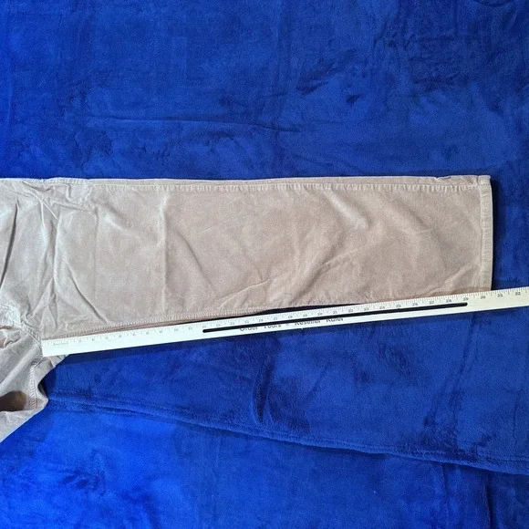 Michael Kors Pants Mens 38x32 Beige Corduroy Straight Fit Classic Casual Logo - Picture 8 of 13